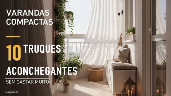O Segredo das Varandas Compactas: 10 truques aconchegantes sem gastar muito