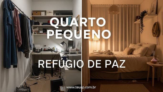 Quarto Pequeno seu Refúgio: 10 truques para virar refúgio de paz