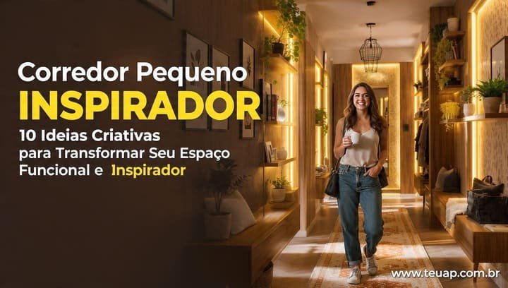 Corredor Pequeno Inspirador: 10 Ideias Criativas para Transformar Seu Espaço em Funcional e Inspirador