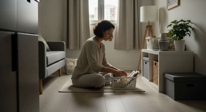 Primeiro passo da decoração: destralhar e organizar