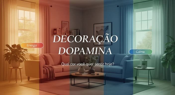 Qual cor você quer sentir quando entra em casa?
