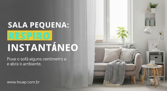 Pare de “grudar” tudo na parede: crie respiro inteligente