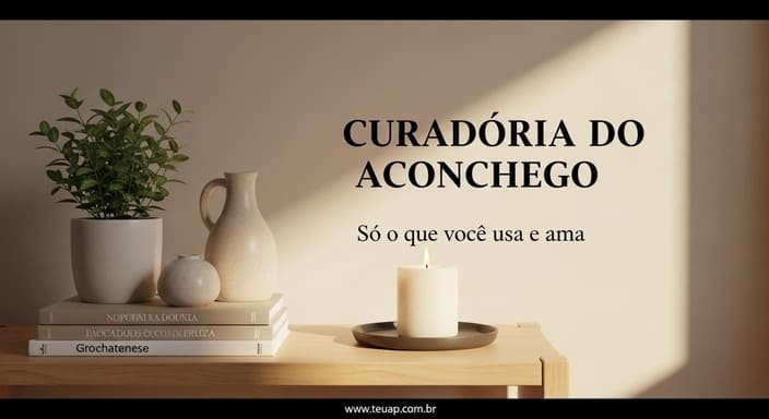 A “curadoria do aconchego”: deixe só o que você usa e ama (o resto é ruído)