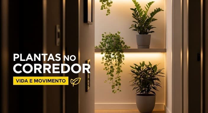 Plantas que funcionam no corredor (sem virar sofrimento)