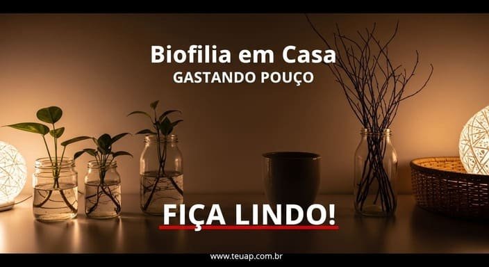 Como manter a biofilia bonita sem gastar (modo “mão de vaca” ativado)?