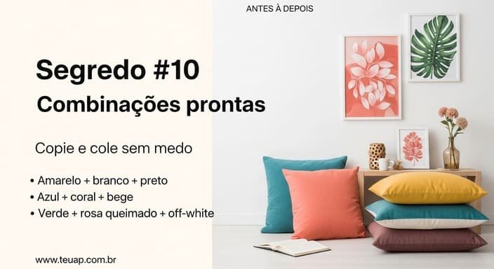 Copie combinações prontas (e pare de sofrer escolhendo paleta)