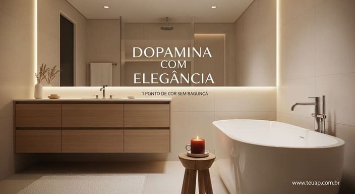 “Dopamina com elegância”: um ponto de cor que te dá alegria (sem bagunça)