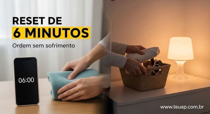 Faça um reset de 6 minutos (um ritual leve, sem sofrimento)