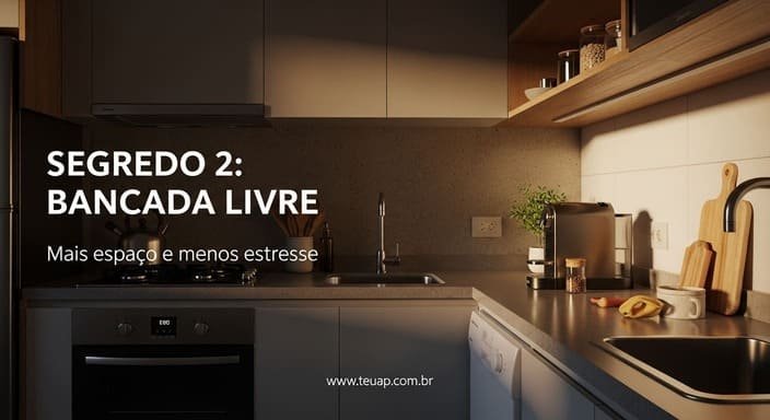 Bancada livre é o seu “luxo” (e dá pra conseguir)