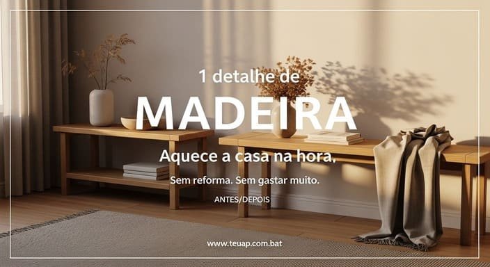 Coloque madeira (nem que seja em 1 ponto só)