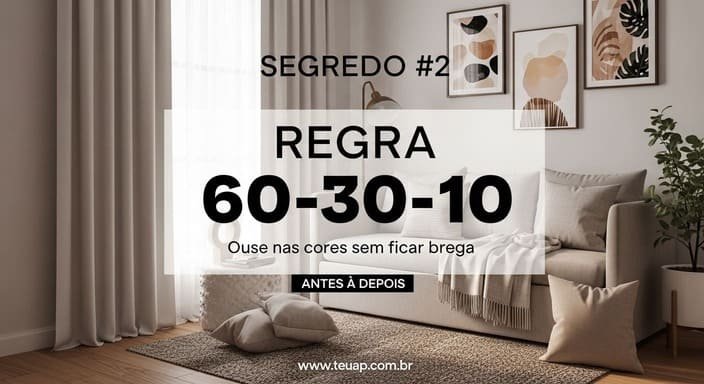 Use a regra 60-30-10 para ousar sem medo (e sem ficar brega)