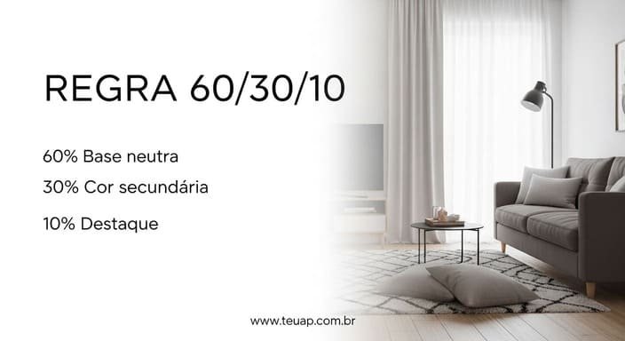 Use a regra 60/30/10 para ficar vibrante sem ficar exagerado