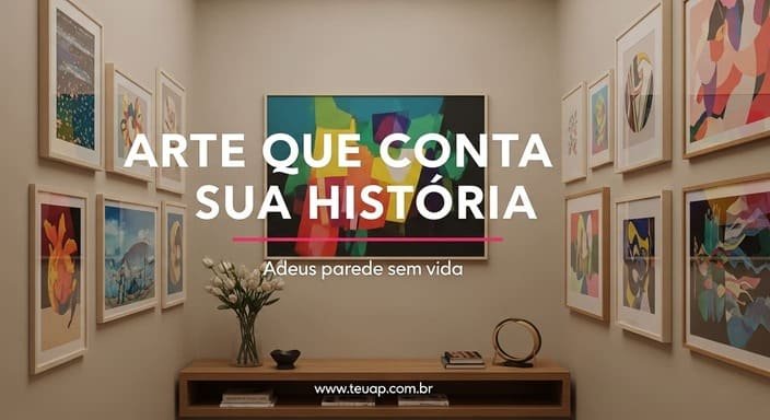 Troque “parede sem vida” por arte que conta a sua história