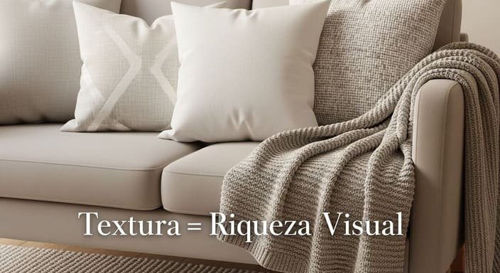 O “truque da textura”: faça a sala parecer mais rica sem gastar muito