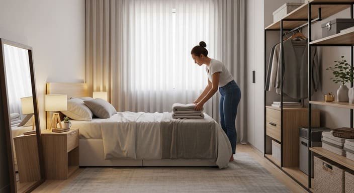 Tecidos grandes que mudam o clima do ambiente