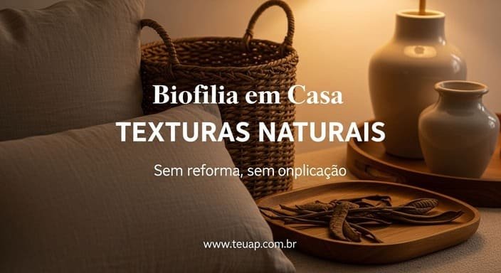 Que materiais deixam o ambiente mais “natural” sem reforma?