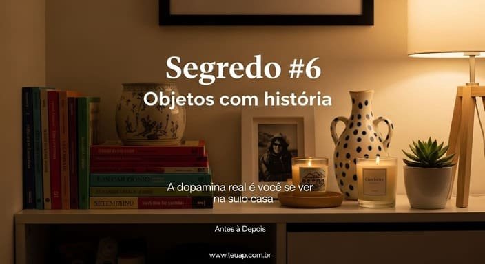 Traga “dopamina real” com objetos que contam sua história
