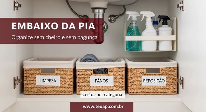 O armário embaixo da pia precisa parar de ser filme de terror