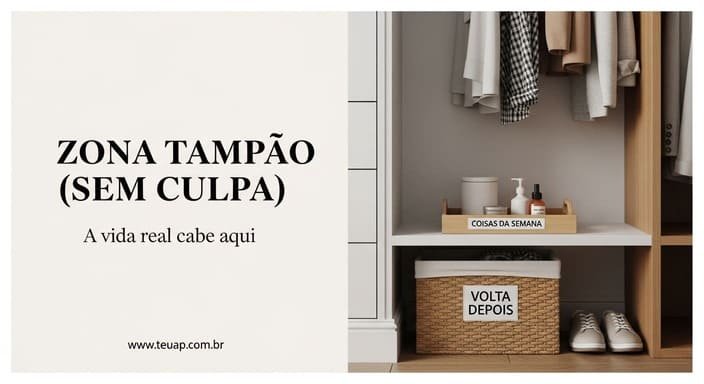 A “zona tampão” (porque a vida real existe, né)