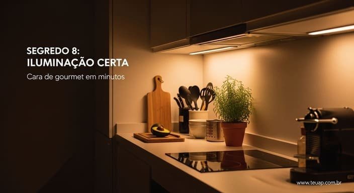 Iluminação certa faz parecer mais gourmet (mesmo sem trocar nada)