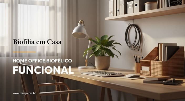 Como trazer biofilia pro home office sem virar “selva”?