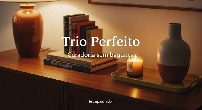 Como organizar objetos pra parecer “curadoria” (e não bagunça)?