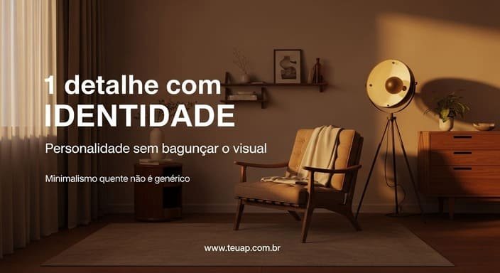 Misture 1 toque retrô/moderno (pra não ficar genérico)