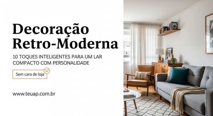 Decoração Retro-Moderna: 10 Toques Inteligentes para um Lar Compacto com Personalidade