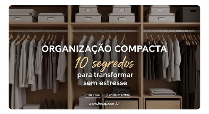 Organização compacta: 10 segredos para transformar sem estresse