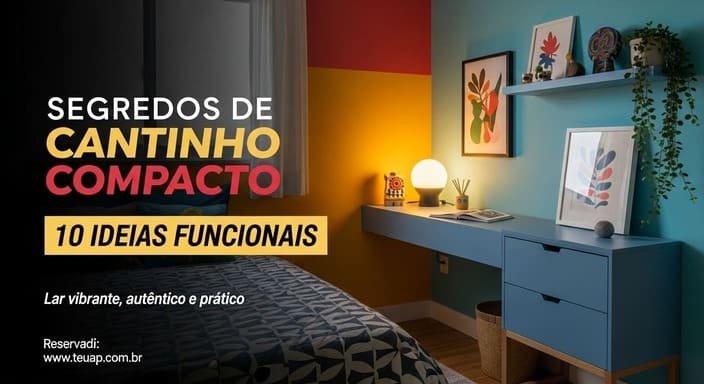Segredos de Cantinho Compacto: 10 Ideias Funcionais pra um Lar Vibrante e Autêntico