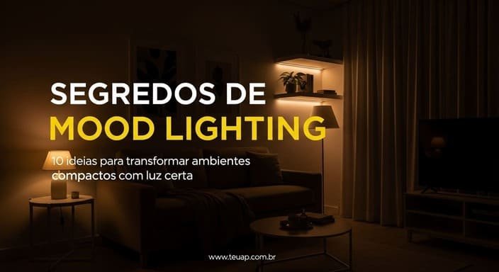 Segredos de Mood Lighting: 10 Ideias para Transformar Ambientes Compactos com Luz Certa