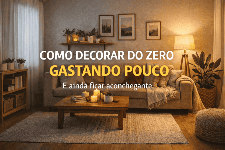 Como decorar do zero gastando pouco (e ainda ficar aconchegante)