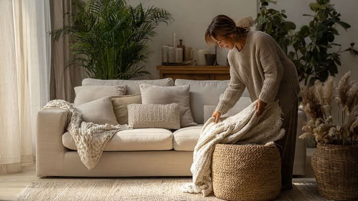 Tecidos e texturas: o abraço da casa