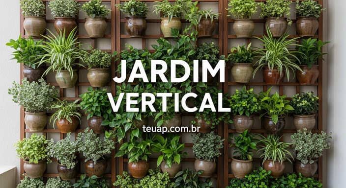 O poder do jardim vertical com personalidade