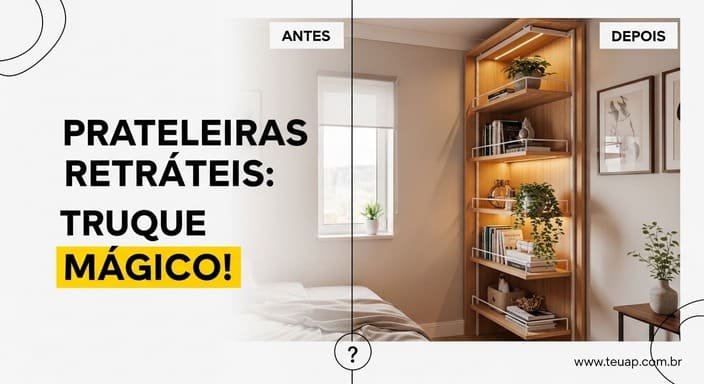 Prateleiras Retráteis: Truque Mágico!