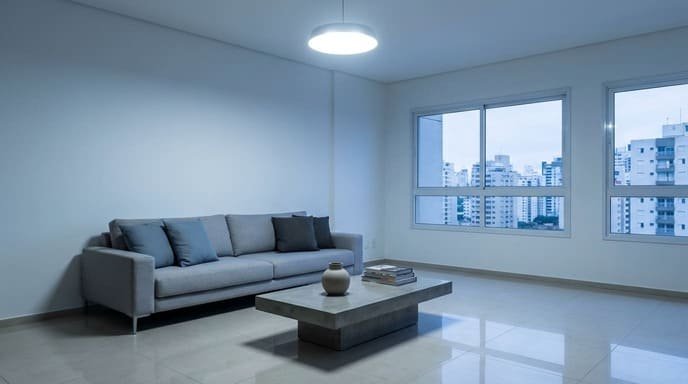 Quando a casa está arrumada, mas não abraça