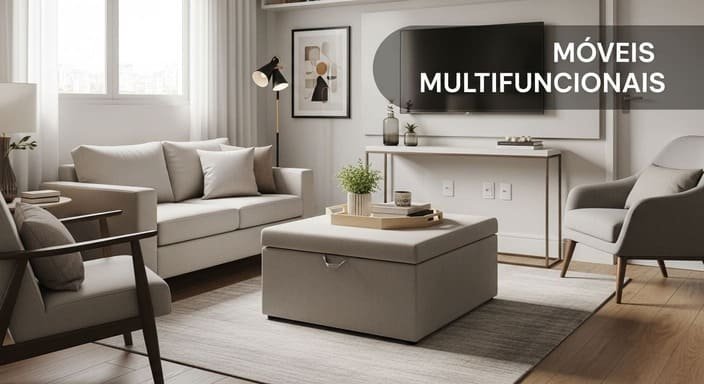 O Poder dos Móveis Multifuncionais: Conforto e Organização em um Só Lugar