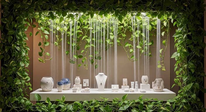 Pothos: Cascata Verde para Vitrines Dinâmicas