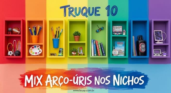 Mix Arco-Íris em Nichos para Personalidade Única