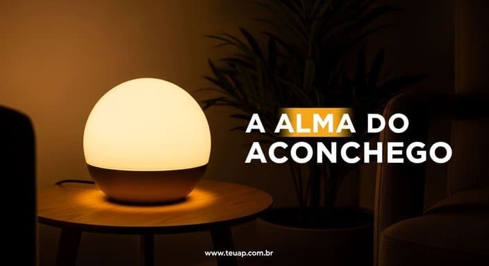 Iluminação quente: A alma do aconchego