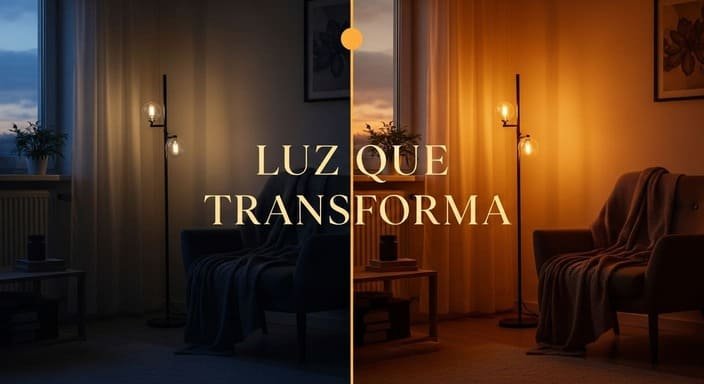 A Iluminação Certa Transforma o Ambiente: De Luz Fria a Aconchego Quente