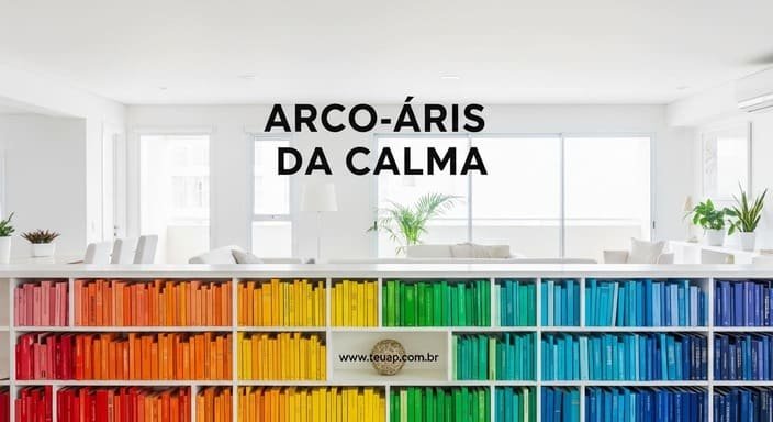 Organização por Cores e o Arco-Íris da Calma