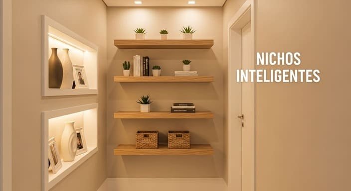Nichos e Prateleiras Funcionais