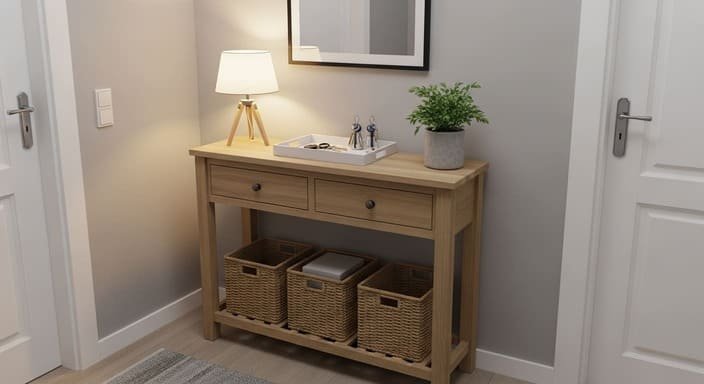 Aparador Estreito: Funcionalidade em Poucos Centímetros