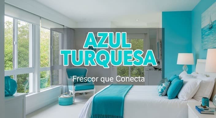 Azul Turquesa: Frescor que Conecta com a Natureza