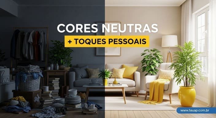 Cores Neutras + Toques Pessoais