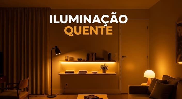 Iluminação Quente no Minimalismo