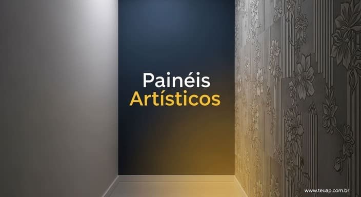 Painéis Artísticos com Papel de Parede