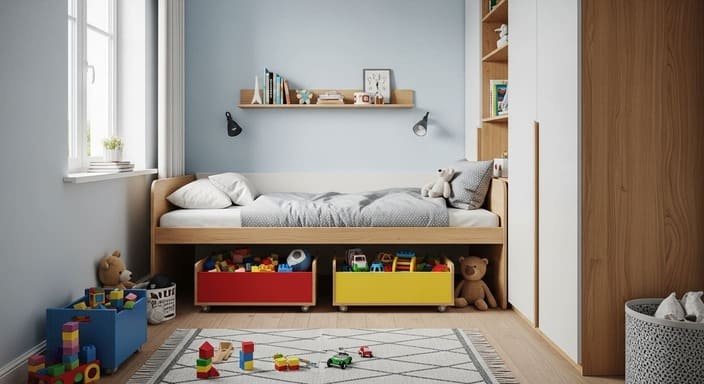 Use Caixas Organizadoras com Rodinhas