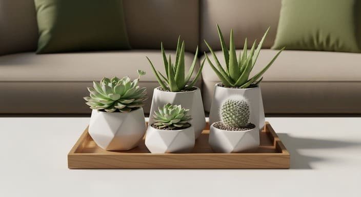 Cactos e Suculentas: Mini Jardins com Máximo Estilo